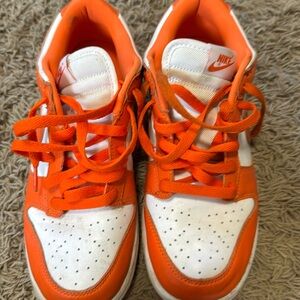 Nike Air Jordan 1 orange great condition worn a few times